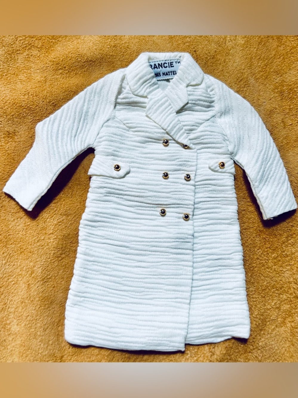 Vintage Francie outfit, Note the Coat